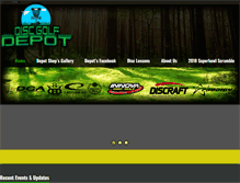 Tablet Screenshot of discgolfdepot.com